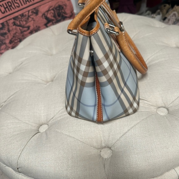 Burberry Eden Nova Check Handle Bag in Blue - Picture 12 of 15